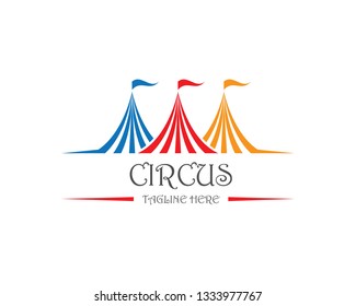 Circus logo template. Vector illustration