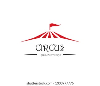 Circus logo template. Vector illustration