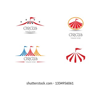 Circus Logo Template Vector Illustration Stock Vector (royalty Free 