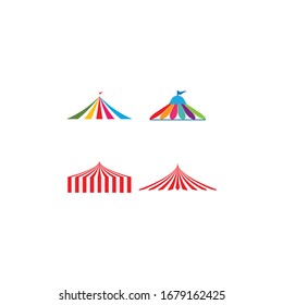 diseño de plantillas vectoriales del logotipo de circo