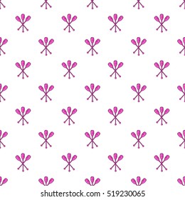 Circus mace pattern. Cartoon illustration of circus mace vector pattern for web