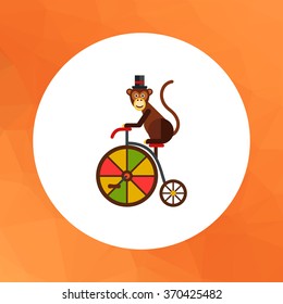 Circus monkey icon