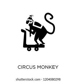 Circus Monkey Icon Circus Monkey Symbol Stock Vector (Royalty Free ...