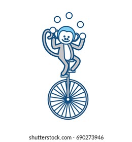 Circus monley cartoon
