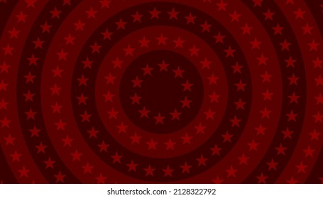 Circus pattern, abstract carnival background. Fair banner with stars and round shapes. Element of vector poster with stars and circles
