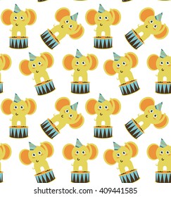 circus pattern design. vector illustration