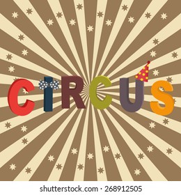 Circus poster background