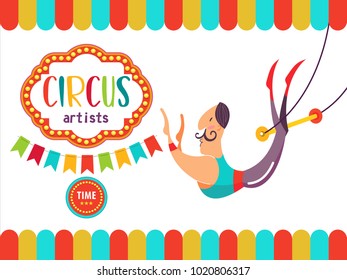 Circus Circus Poster Invitation Flyer Vector Stock Vector (Royalty Free ...