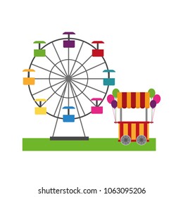 circus pumps air shop with panoramic wheel