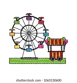 circus pumps air shop with panoramic wheel