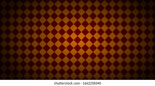 Circus red background, rhombus vintage pattern, vector carnival mosaic retro wallpaper