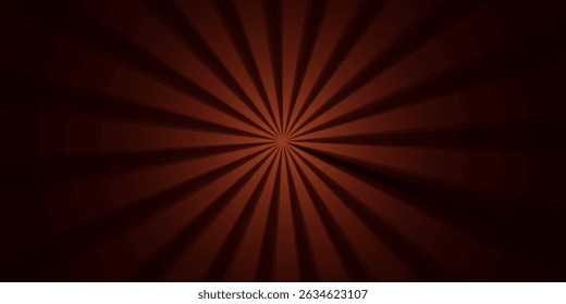 Circus red cartoon background with rays. Retro carnival pattern, boom poster, hot summer backdrop. Vector sunburst, pinwheel
