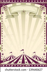 Circus retro style. A circus retro poster for your advertising