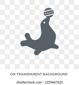 Circus Seal icon. Circus Seal design concept from Circus collection. Simple element vector illustration on transparent background.