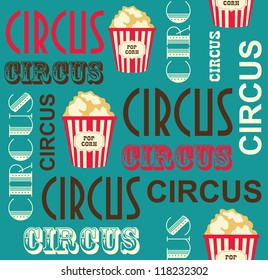 circus seamless pattern. vector illustration