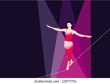 The circus series: acrobat