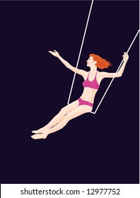 Circus series: trapeze