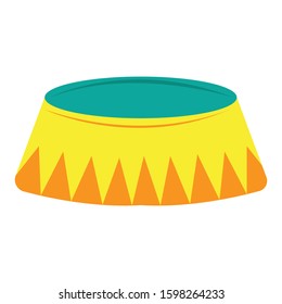 Circus stand clip art design vector illustration image
