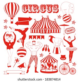 Circus stars pattern