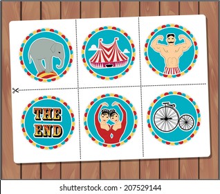 Circus Stickers