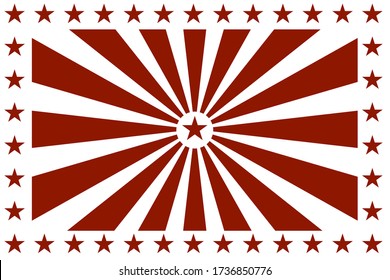 Circus striped background with stars. Background for circus poster, shos, carnival