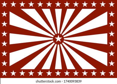 Circus striped background with stars. Background for circus poster, shos, carnival