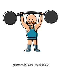 Circus Strongman Icon Image