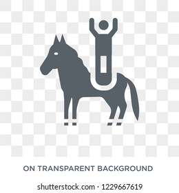 Circus stunt icon. Circus stunt design concept from Circus collection. Simple element vector illustration on transparent background.