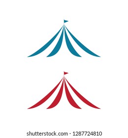 Circus Tend Icon Event Symbol Company Logo Template