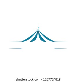 Circus Tend Icon Event Symbol Company Logo Template