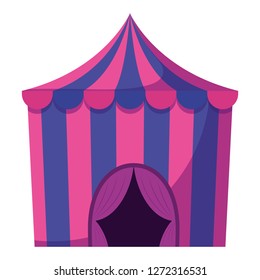 circus tent entertainment icon