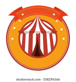 circus tent entertainment icon
