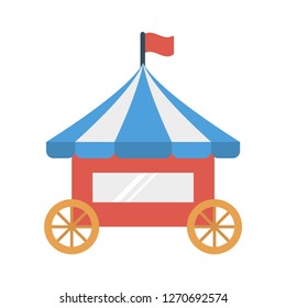 circus   tent  flag  