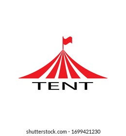 Circus Tent Graphic Design Template Vector Isolated