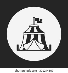 circus tent icon