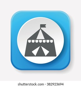 circus tent icon