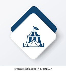 circus tent icon