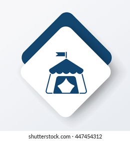 circus tent icon