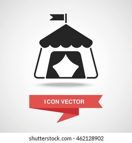 circus tent icon