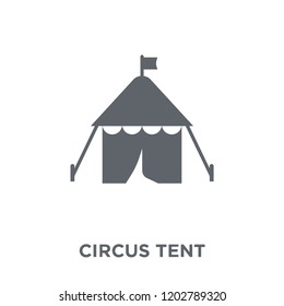 Circus Tent icon. Circus Tent design concept from Circus collection. Simple element vector illustration on white background.