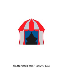 Circus tent icon design illustration template