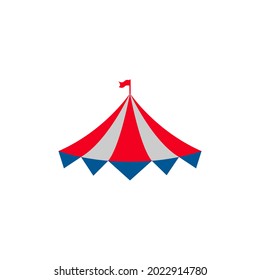 Circus tent icon design illustration template