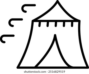 Circus Tent icon design for personal commercial use