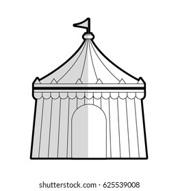 circus tent icon image