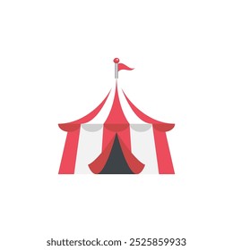 Circus tent icon. Vector illustration design.