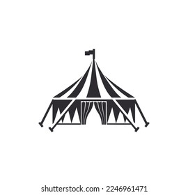 circus tent icon,isolated on white background