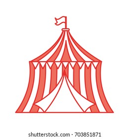 Circus Tent Isolated Icon