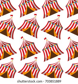 circus tent isolated icon