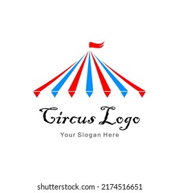 Circus Tent Logo Abstract Vector