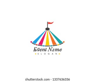 Circus Tent Logo Template